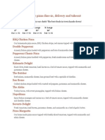Jet's Pizza Menu | PDF | Pizza | Salad