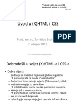 2013-03-07 Uvod U X HTML I CSS - Web