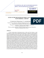 Study On The Mechanism of Force Calculations in Flow Forming A Review