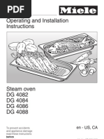 Download Miele Steam Oven DG4084 DG 4086 Instructions by muppetito SN139034881 doc pdf