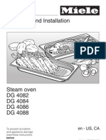 Miele Steam Oven DG4084, DG 4086 Instructions