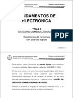 Tema 2 - Sistemas Combinacionales I