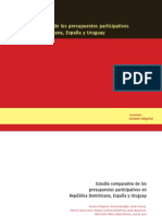 Estudio Comparativo de Los Presupuestos Participativos en República Dominicana, España y Uruguay. Proyecto Parlocal.