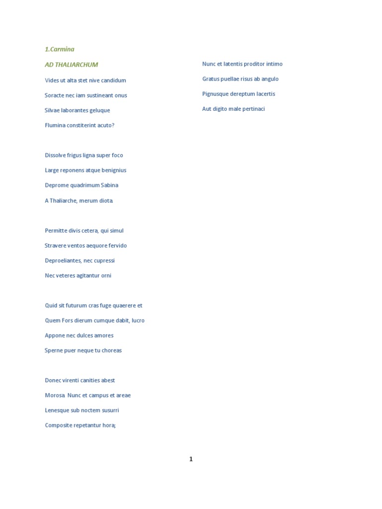 Carmina | PDF
