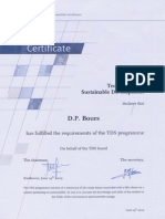 2003 06 TUe Technology for Sustainable Development certificate