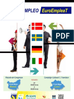 Postes y Poster Con Programa Euroempleat