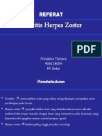 Keratitis Herpes Zoster