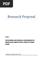 Research Proposal 2013