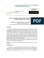 Static Analysis of Thin Beams by Interpolation Method Approach