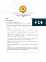 Sekolah Menengah Kebangsaan Setia Alam Penilaian Pertama Mac 2013 Bahasa Inggeris Tingkatan 4 1 Jam Nama: ..Tingkatan: . Answer All Questions