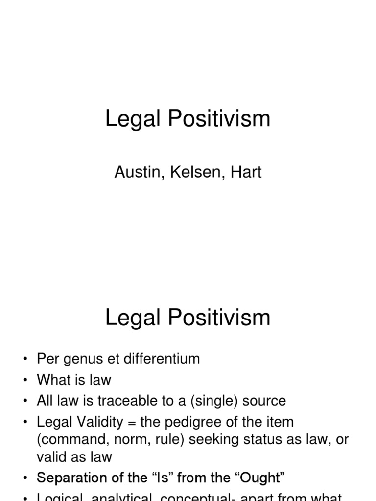 Legal Positivism
