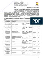 EDITAL 012- 13 Prof Efetivo Magistrio Superior - Super Edital Doc