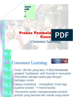 Pembelajaran Konsumen