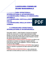 Comunicarea Manageriala