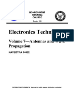 Electronics Technician Volume 7 - Antennas and Wave Propagation