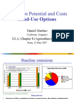 Mitigation Potential and Costs Land-Use Options