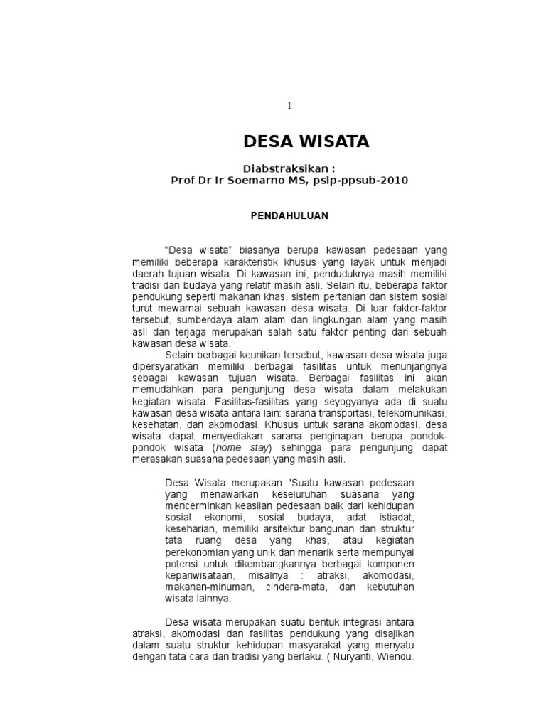 Desa Wisata