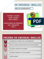 Prueba de Kruskalwallis