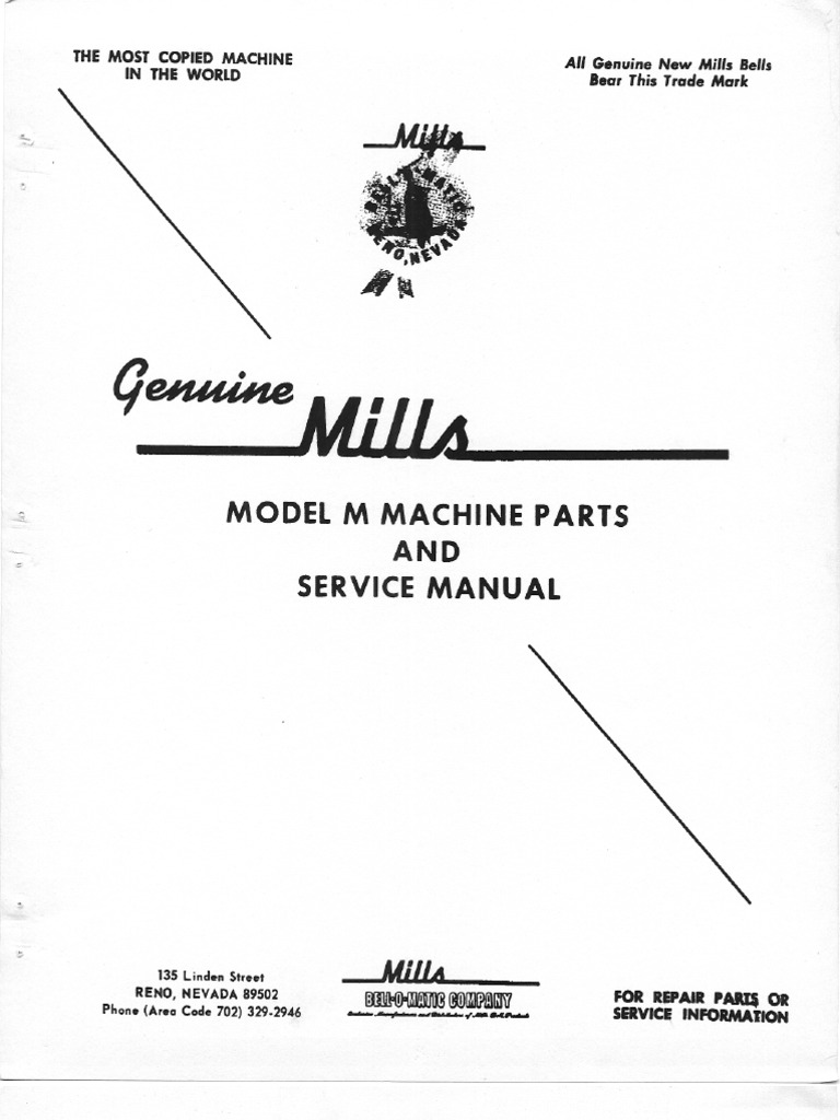 Mills Model M | PDF