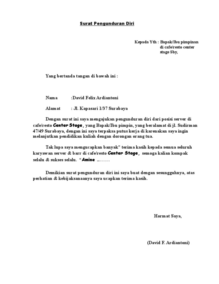 Surat Risend