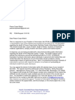 Peace Corps FOIA Request 13-0118 Public Information: Regarding The Death of PCV13-0118 - Response - 04-26-13