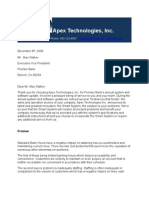 Apex Technologies, Inc.: Fax: 303-987-6543 Phone: 303-123-4567