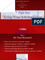 7 Tips For Acing Your Job Interview - Boston Tech Recruiter
