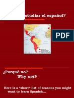 ¿Porqué Estudiar El Español?