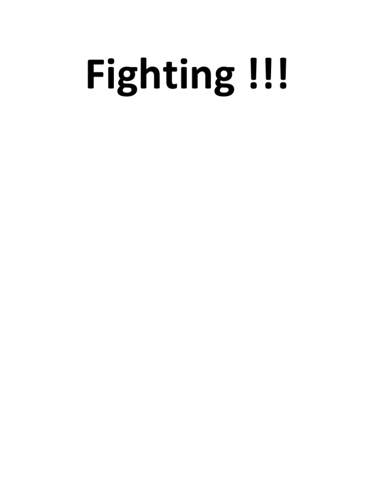 Fighting | PDF