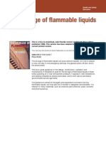 The Storage of Flammable Liquids in Tanks
