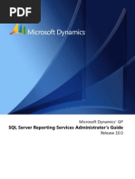 Reporting Services Admin Guide