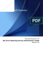 Reporting Services Admin Guide