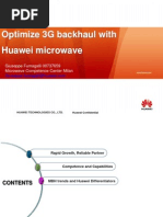 Optimize 3G Backhaul With Huawei Microwave Part 4