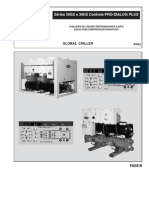 Controle e solução de defeitos em chiller de líquido refrigerado a ar e água com compressor parafuso