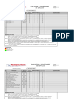 Evalucion a Probedores