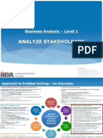 Concepts From Session 5 - Stakeholder Analysis