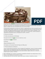 Torta Gelada de Diamante Negro