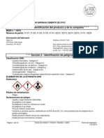 Msds - Pegamento CPVC Oatey Naranja