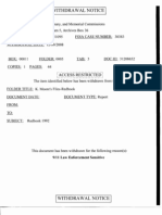 T5 B36 K Moore Redbook FDR - Contents - 2 Withdrawal Notice Re Redbook 1992 and Pre-911 - Also PG 2 of Staff Statement 1 Re Passport 315