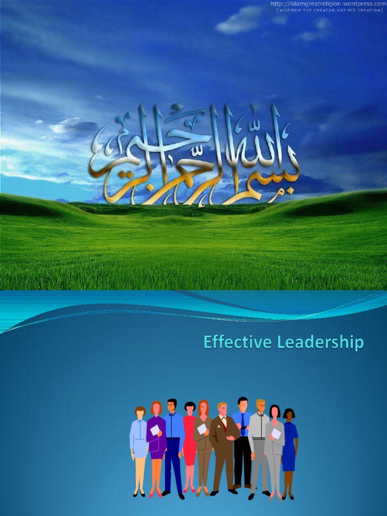 Effective Leadership Pdf Leadership Emergence
