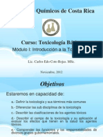 CQCR Toxicología  Modulo 1.ppt