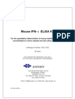 MEC1002 Cytokine ELISA Kit Mouse IFN-γ (96 tests × 1)