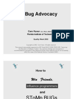 Bug Advocacy