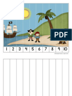 Number Order Puzzle - Pirates