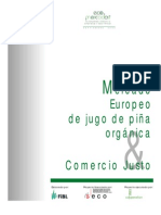 Mercado Europeo - Jugo - Pina Organica & Comercio Justo