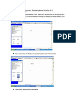 Tutorial Automation Studio 5.0 secuencia A+A