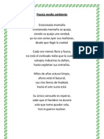 Poesía Medio Ambiente