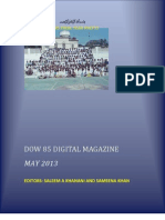 DMC CLASS OF 1985 DIGITAL MAGAZINE
MAY 2013 ISSUE