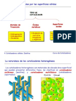 Reacciones catalizadas por superficies sólidas y zeolitas