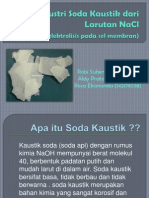 Industri Soda Kaustik Dari Larutan NaCl